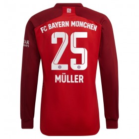  FC Bayern München Thomas Muller 25 Voetbalshirts Thuis 2021-22 L/S